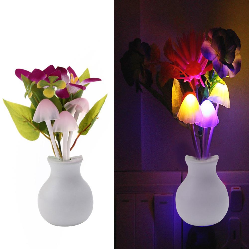 Led Dream Night Light Auto Onoff Sensor Mushroom Lamp (Multicolor) - Happy Price - Image 5