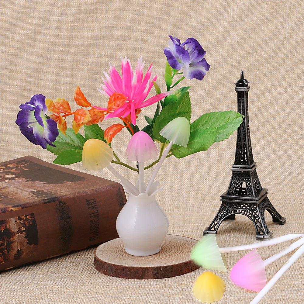 Led Dream Night Light Auto Onoff Sensor Mushroom Lamp (Multicolor) - Happy Price - Image 6