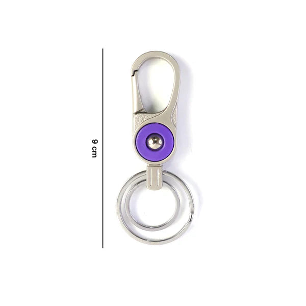 Metal Keychain Holder with Carabiner Clip - 1 Pc Car and Bike Key Organizer - Great Price - Image 3