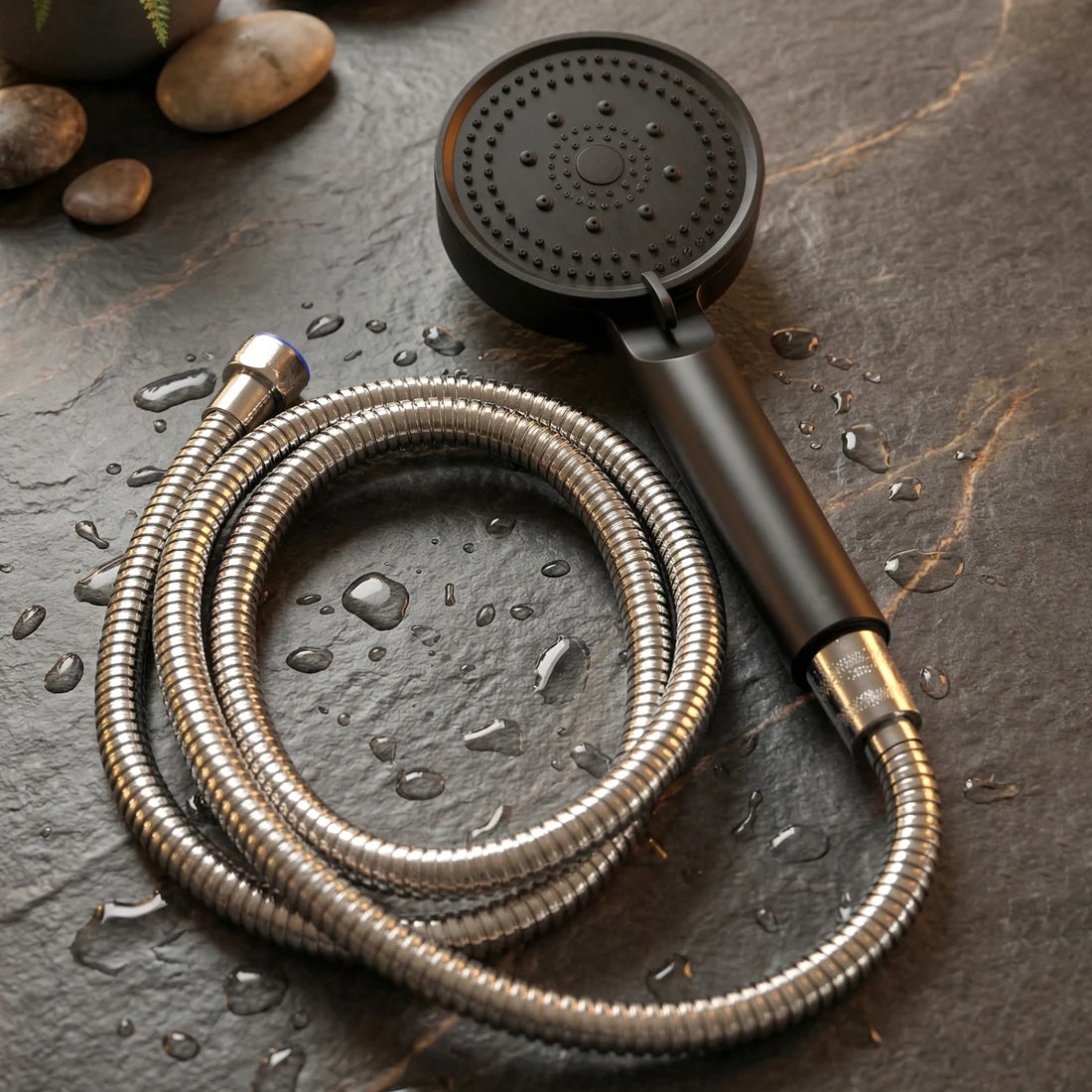 Round Handheld Shower Head for High Pressure Bath - 1 Pc - Great Price - Image 5