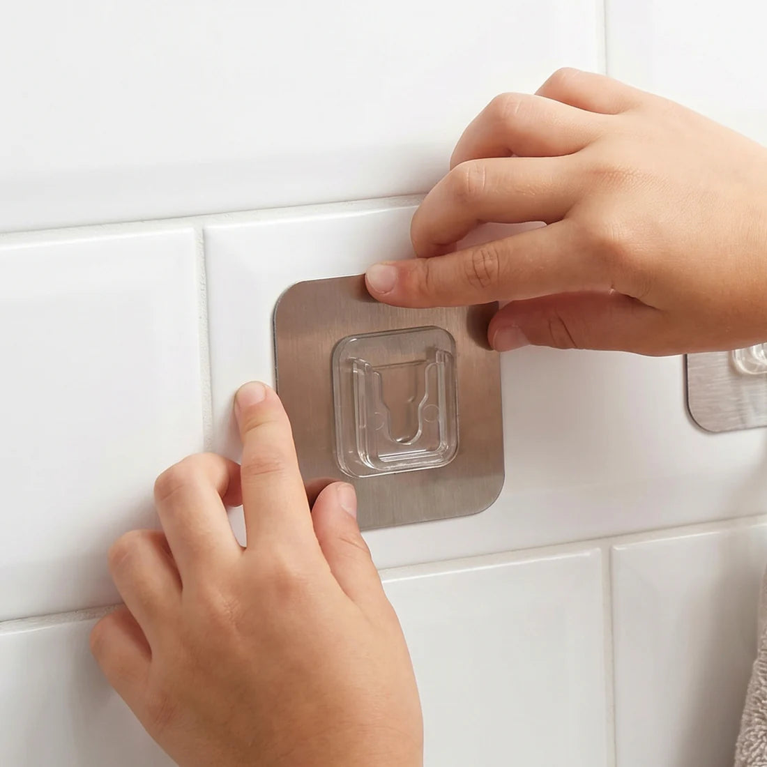 Transparent Self Adhesive Wall Hook (1 Pc)