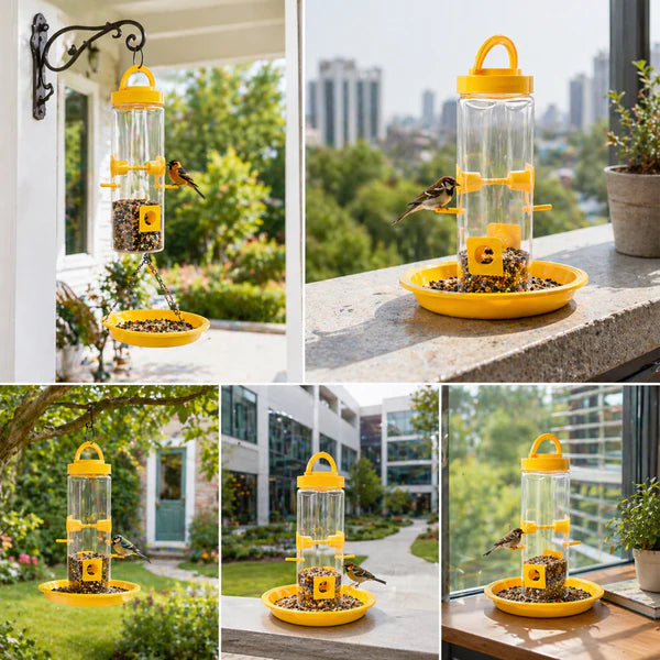 Hanging Bird Feeder with Multiple Feeding Ports - 1 Pc - Great Price - Image 3