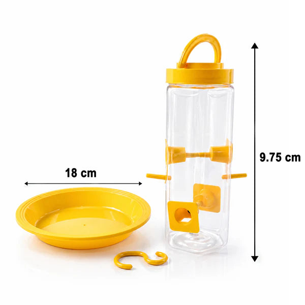 Hanging Bird Feeder with Multiple Feeding Ports - 1 Pc - Great Price - Image 2