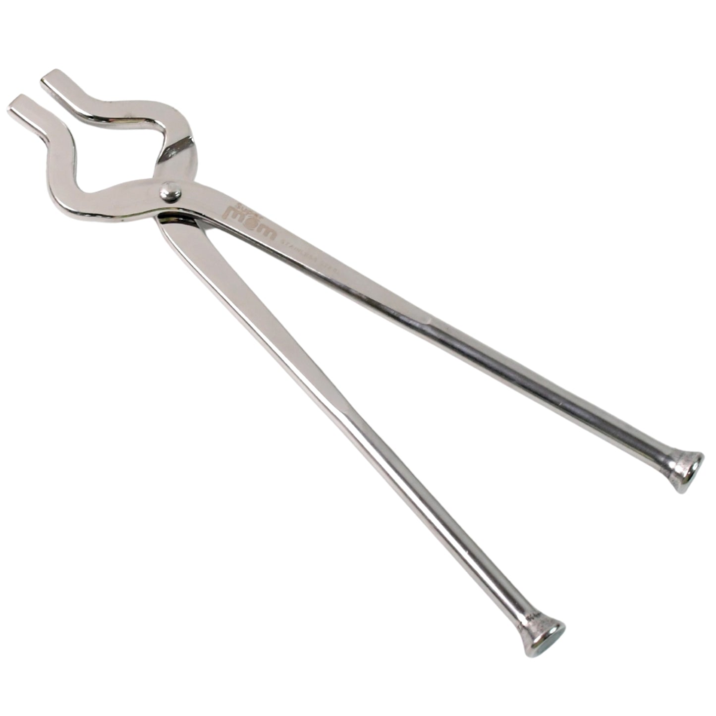 Heavy Duty Stainless Steel Kitchen Tong for Hot Utensils - Full Round Grip - Happy Price - Image 2