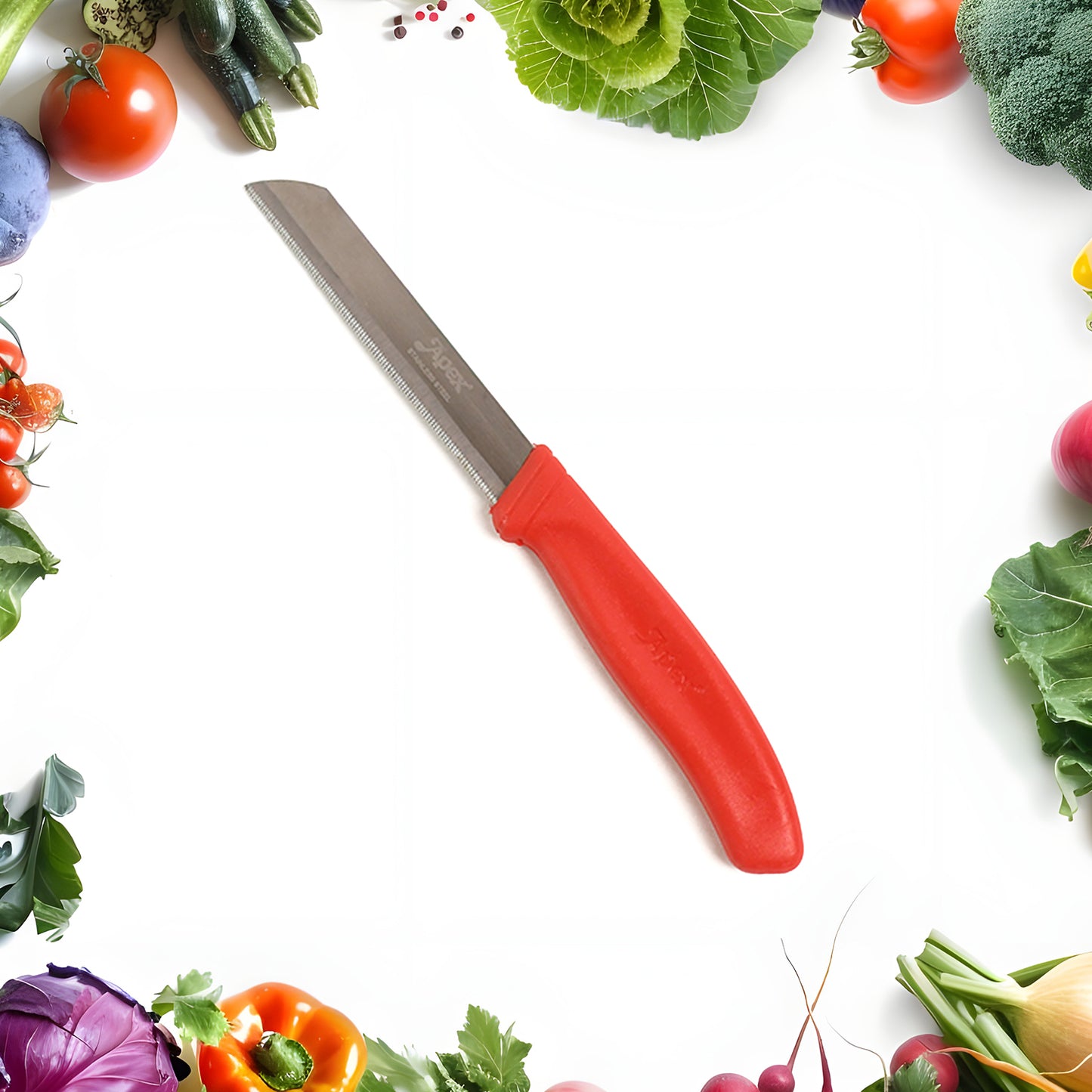 Apex 3-piece Stainless Steel Kitchen Knife And Peeler Set - Happy Price - Image 3