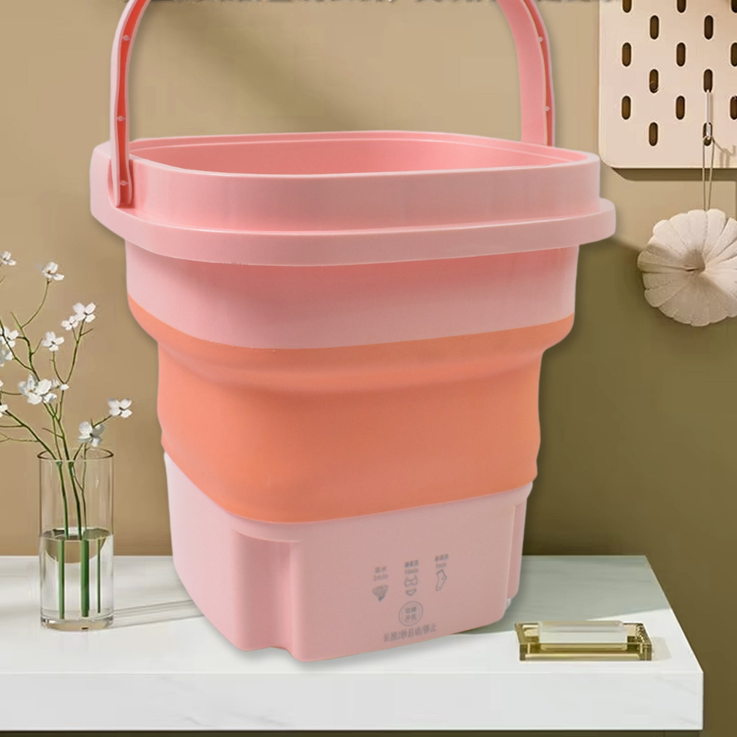 Foldable Portable Washing Machine - Compact Laundry Solution for Small Items - Happy Price - Image 6