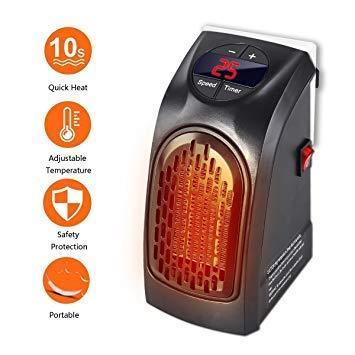 Electric Mini Handy Heater Plug-in Wall (400w) - Happy Price - Image 2