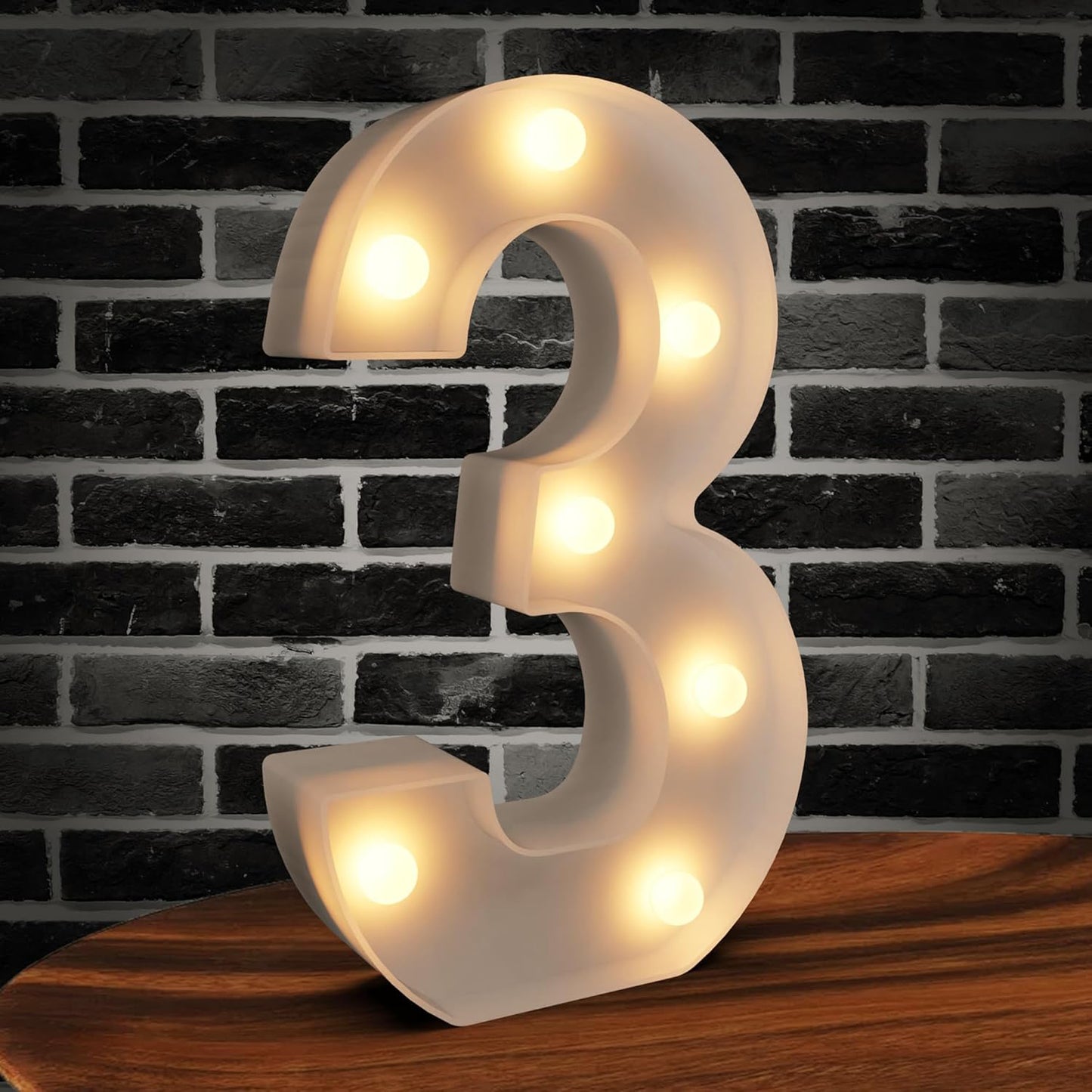 LED Decorative Night Light (1 Pc) - Battery Operated Accent Lamp - Happy Price - Image 5