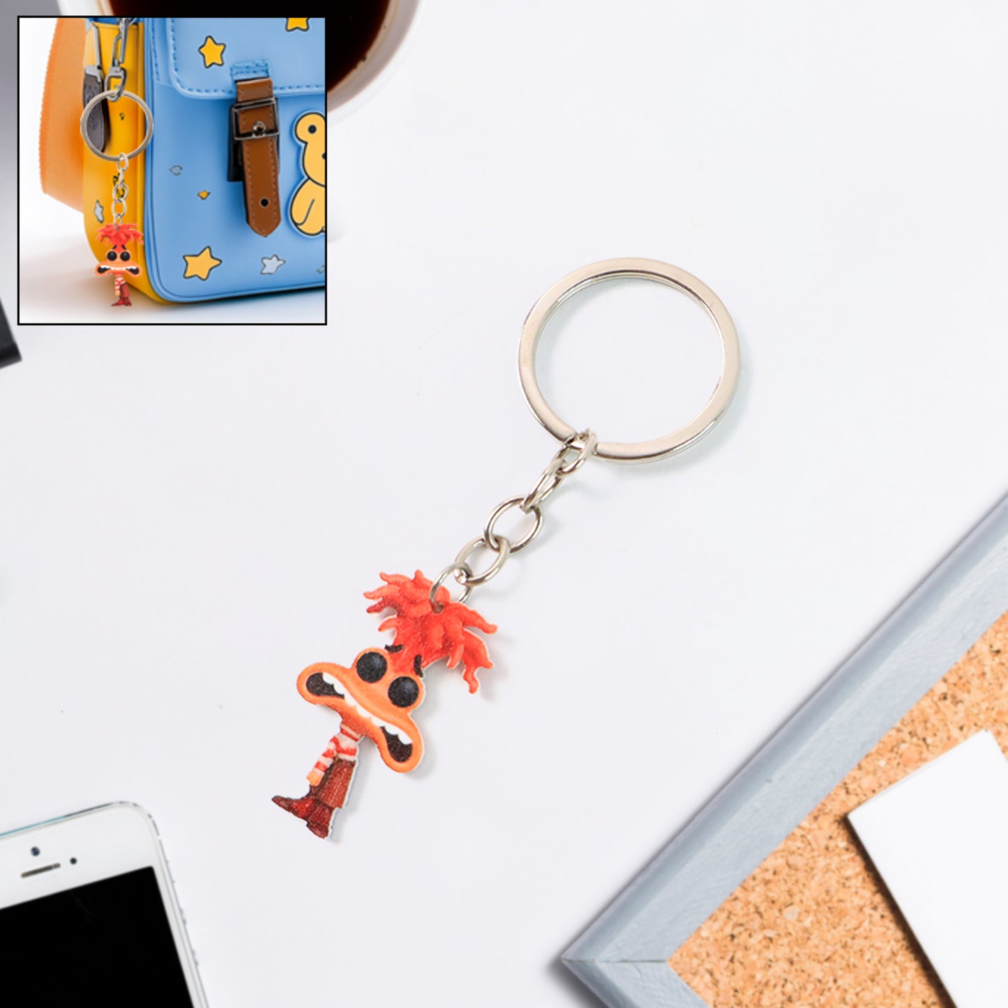 Quirky Cartoon Character Keychain (1 Pc) - Happy Price - Image 6
