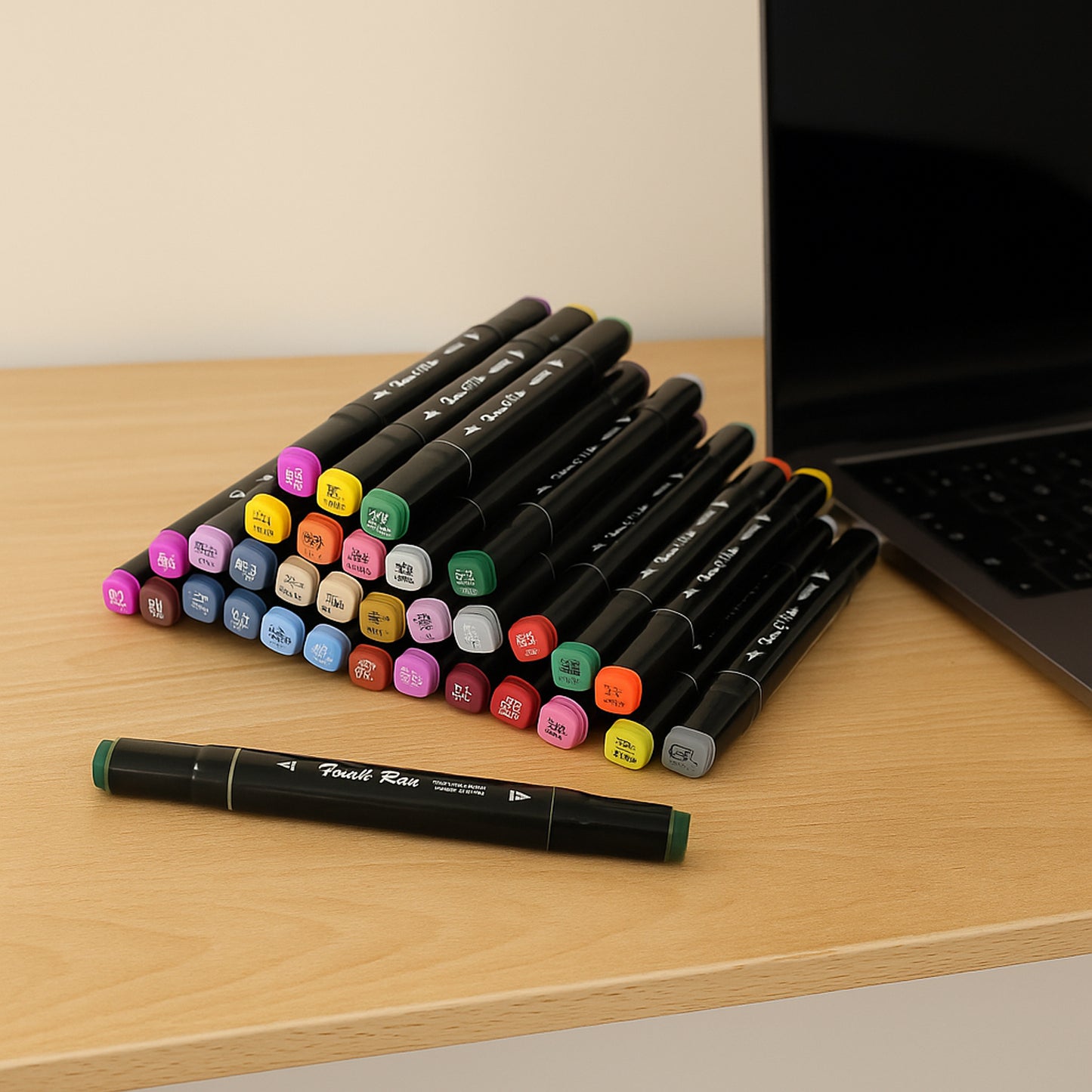48 Piece Dual-Tip Art Markers Set with Carrying Case - Happy Price - Image 4