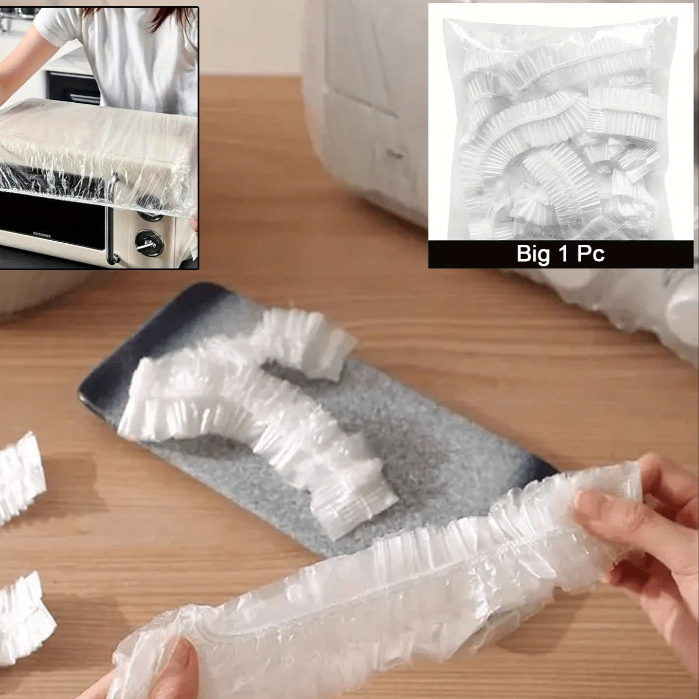 Home Thick Disposable Dust Proof Plastic Furniture Covers (1 Pc Big) - Happy Price - Image 1