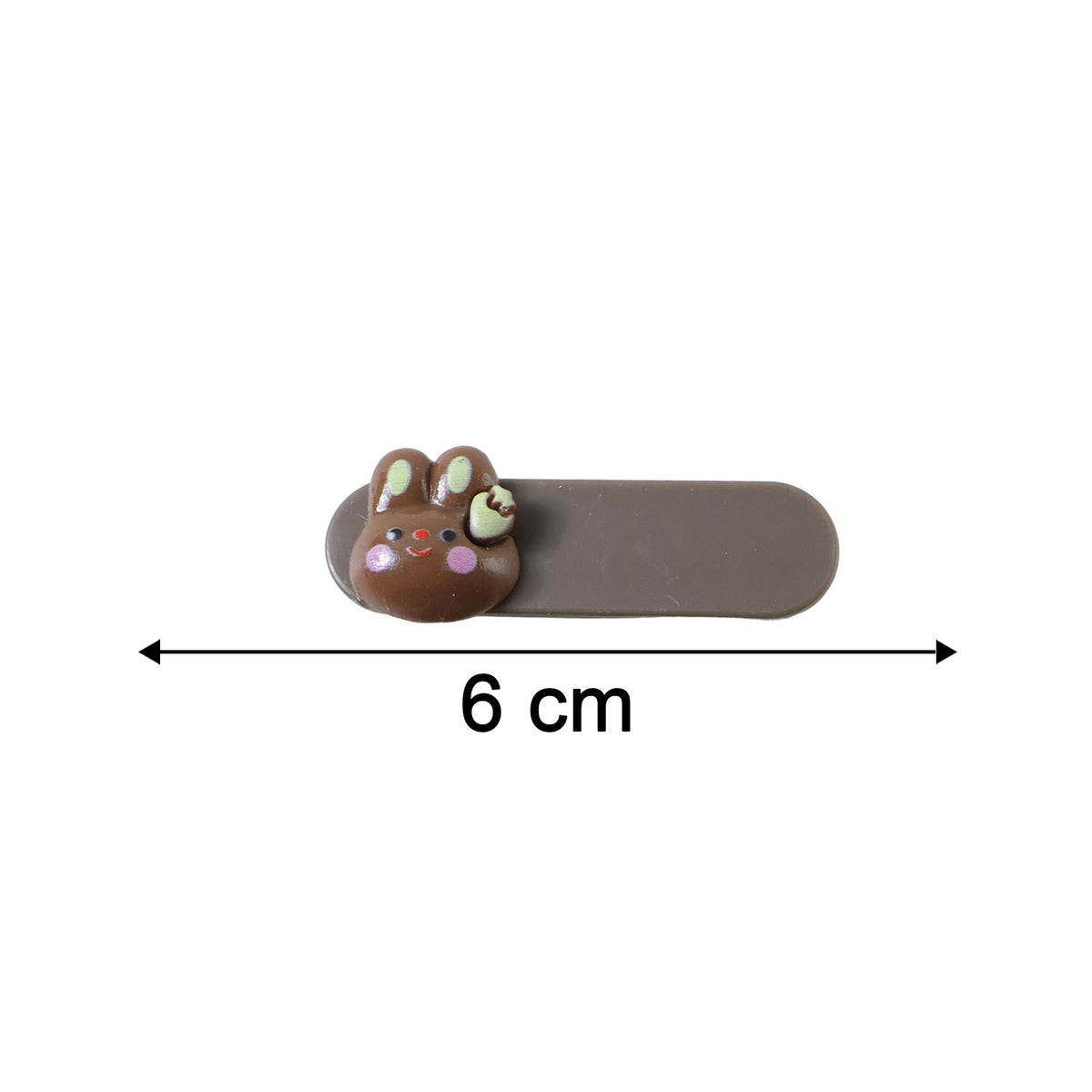 Cute Bunny Face Hair Clips Set - 4 Pc Decorative Snap Clips for Women & Girls - Happy Price - Image 5
