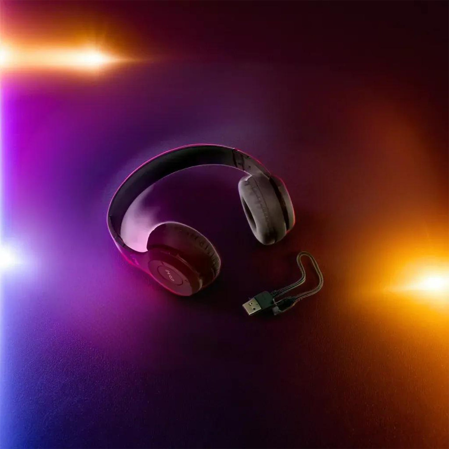 Wireless Headphone Over The Head Bluetooth Headset Foldable Headband Hands-free With Calling Function (1 Pc) - Happy Price - Image 2