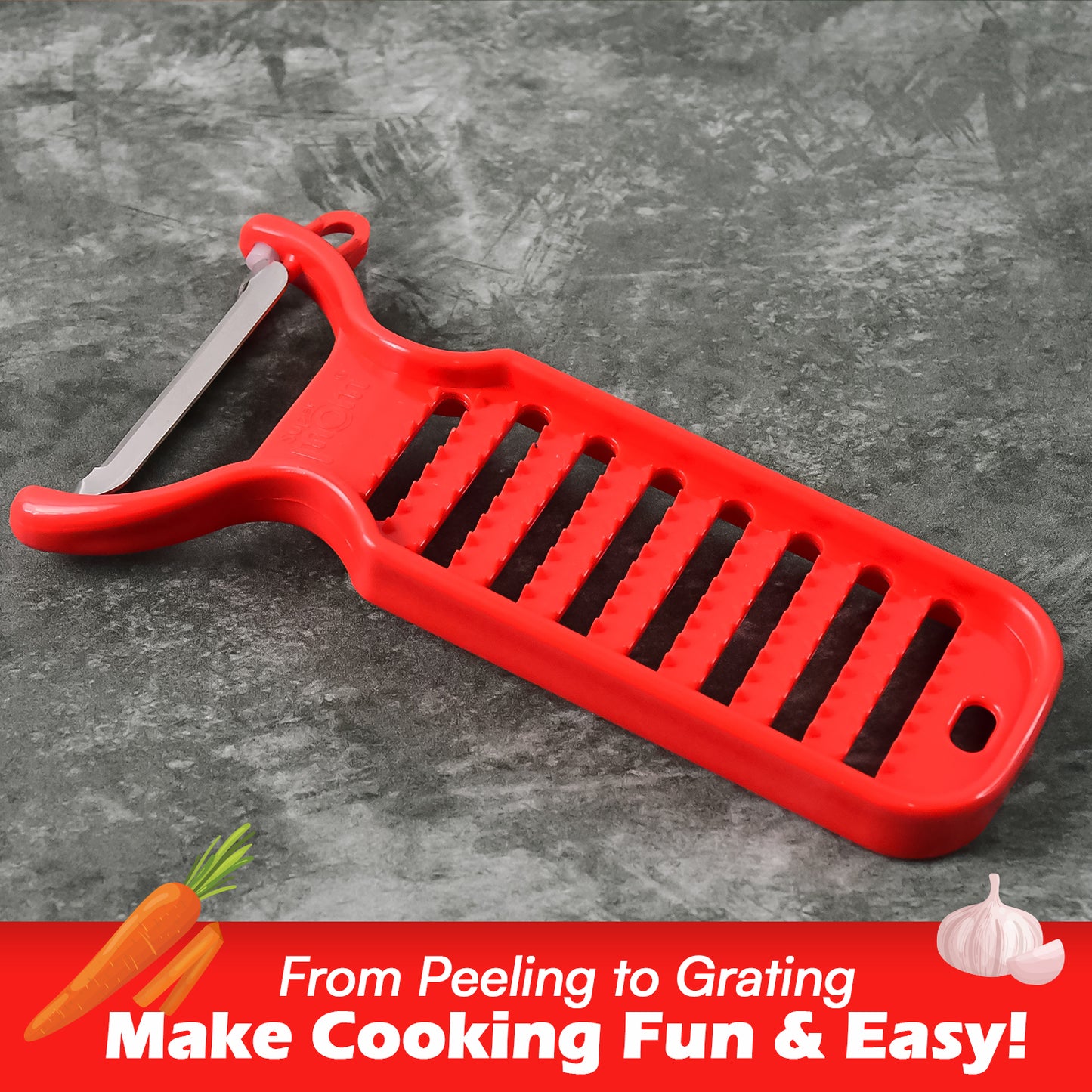 Happyprice Ginger Grater and Peeler Combo (1 Pc) - Kitchen Tool - Happy Price - Image 3
