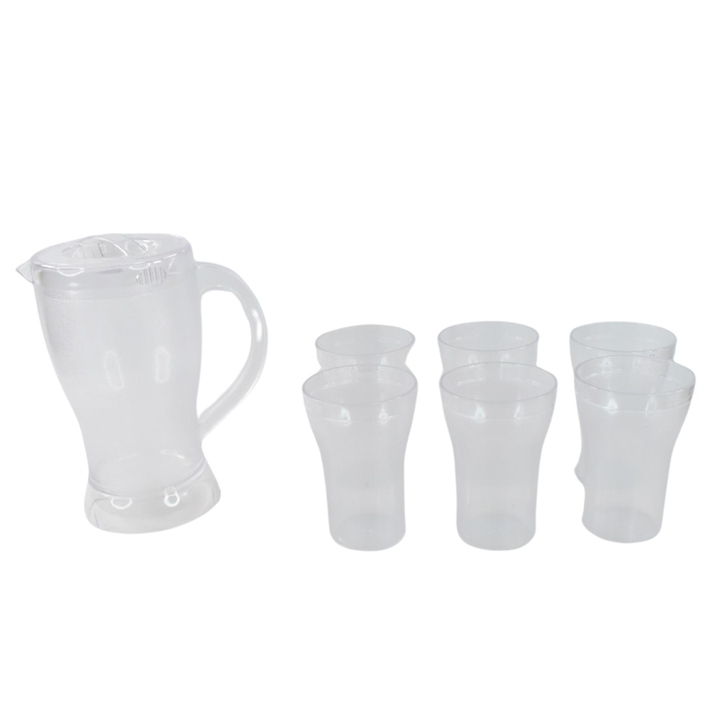 Apex Unbreakable Lemon Jug Set With 6 Glasses 1200ml Jug + 300ml Glasses Approx - Happy Price - Image 6