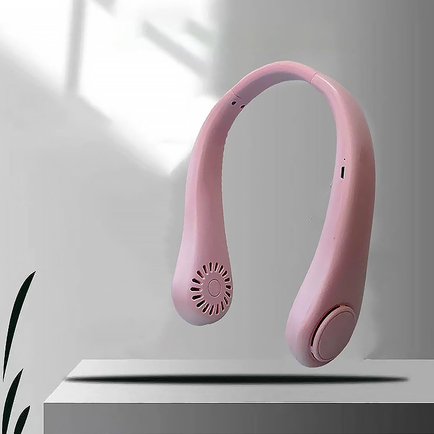 Portable Neck Fan Holiday Hands Free Bladeless Neck Fan 360 Cooling Hanging Fan Usb Rechargeable Personal Neck Fan Wearable Neck Fan Suitable For Traveling - Happy Price - Image 3
