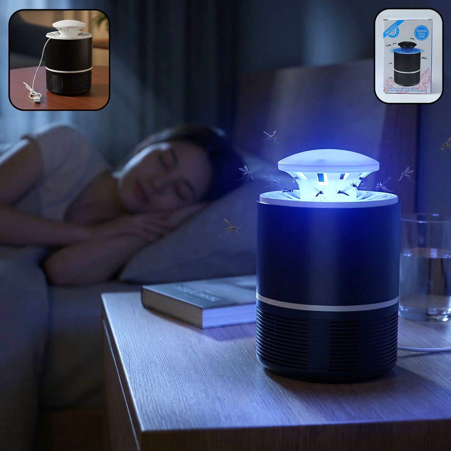 USB Mosquito Killer Lamp - Silent Electric Insect Trap for Home (1 Pc) - Great Price - Image 2