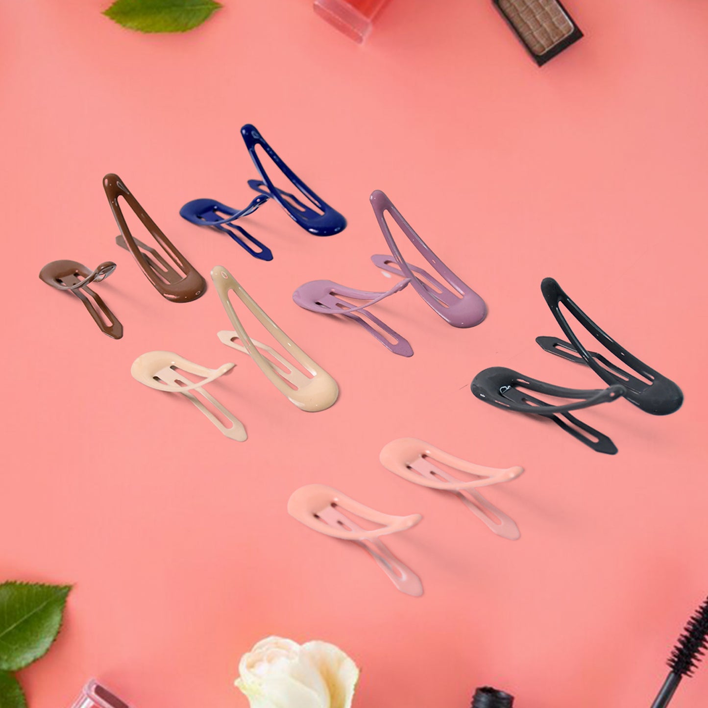 Metal Hair Clips Set (12 Pcs Set) - Happy Price - Image 5