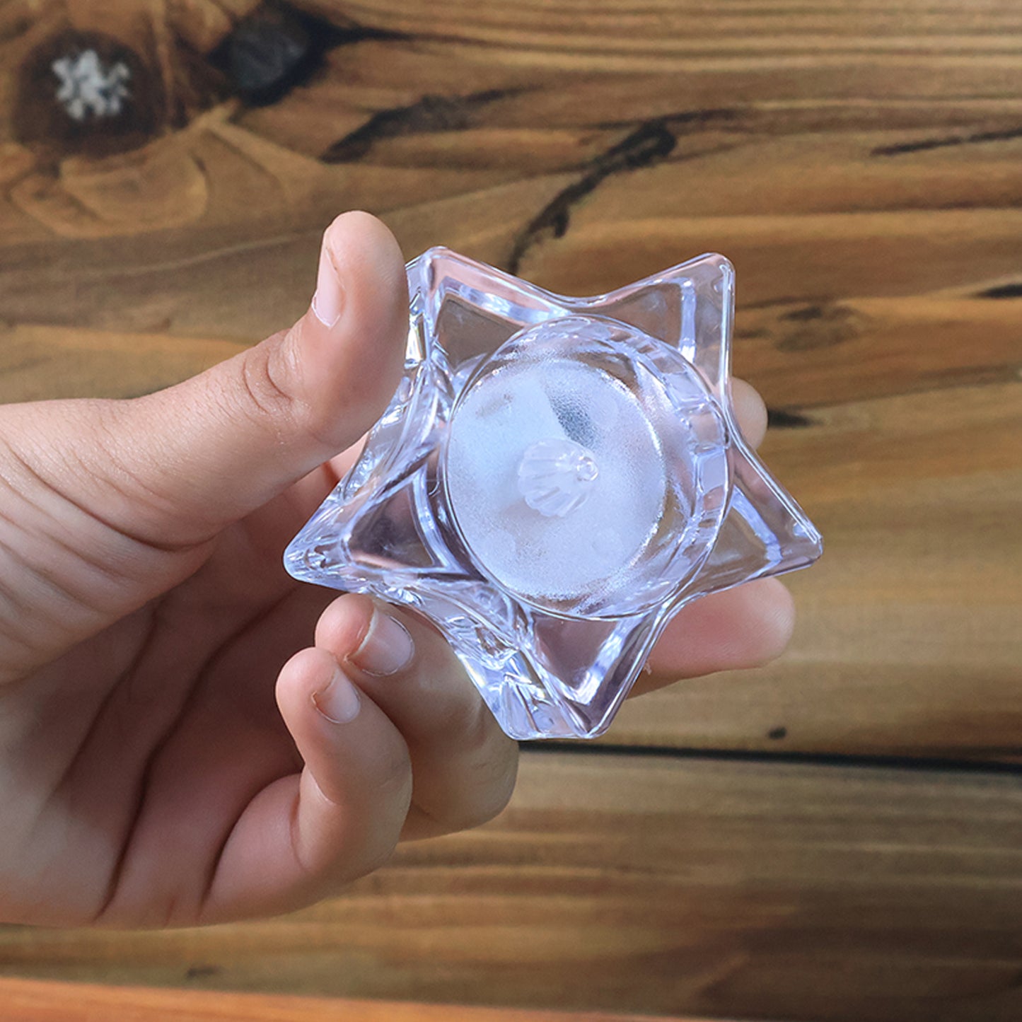 Set of 4 Star-Shaped LED Flameless Candles - Happy Price - Image 6