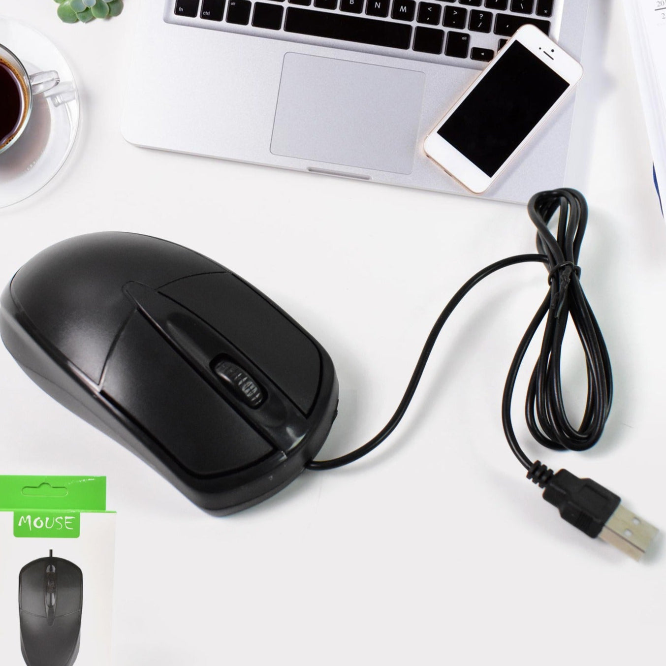 Computer Laptop Wired Optical Mouse M- 045 (1 Pc) - Happy Price - Image 1