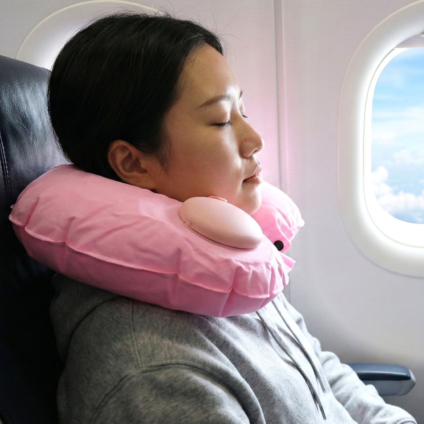 Comfortable Inflatable Neck Pillow for Travel (1 Pc) - Great Price - Image 3