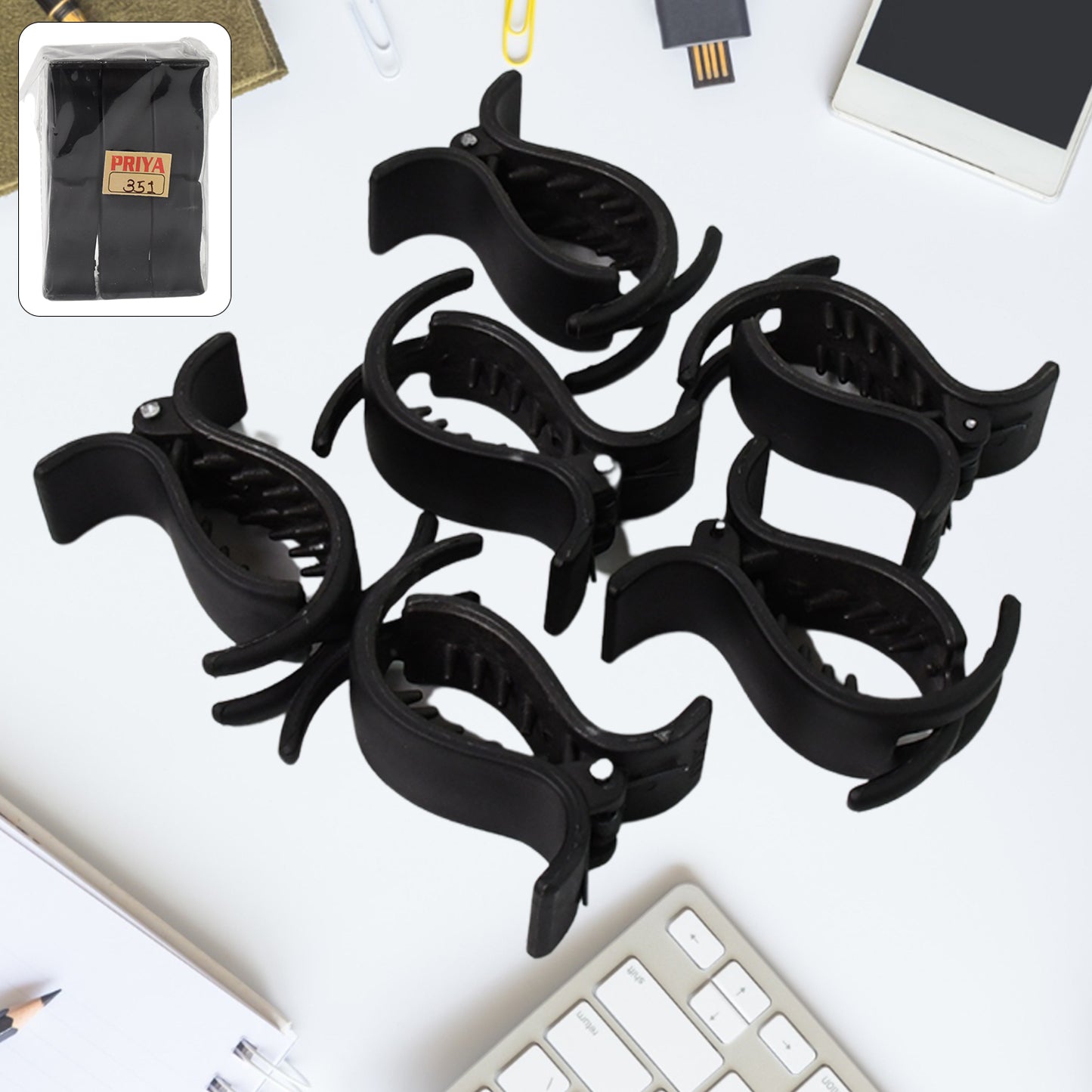 Wall Mount Mobile Holder for All Phones - ABS Plastic - Happy Price - Image 5