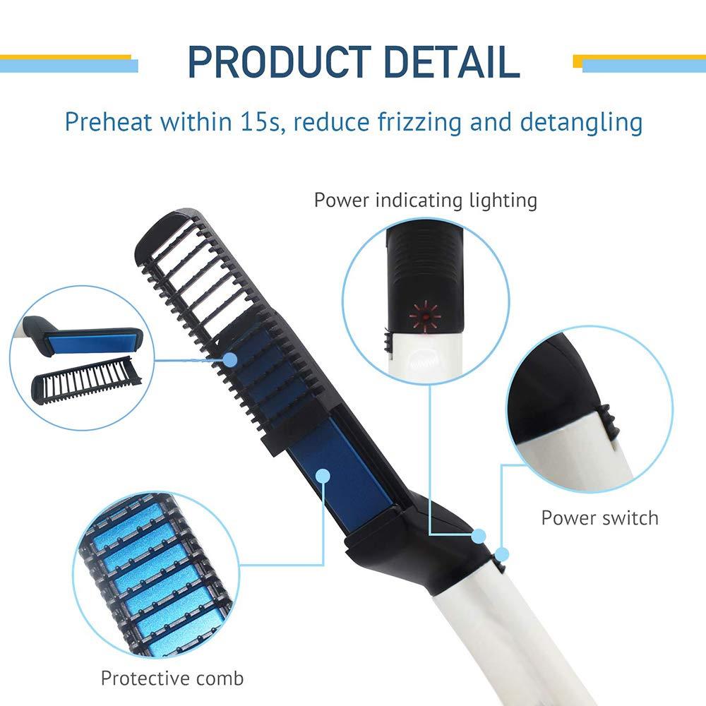 Mens Beard And Hair Curling Straightener (Modelling Comb) - Happy Price - Image 4