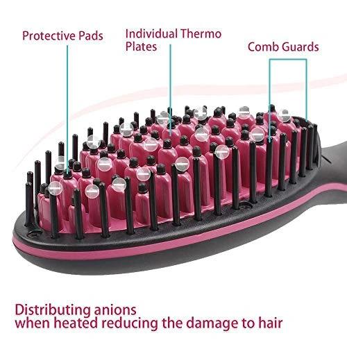 Simply Ceramic Hair Straightener Brush - Happy Price - Image 2