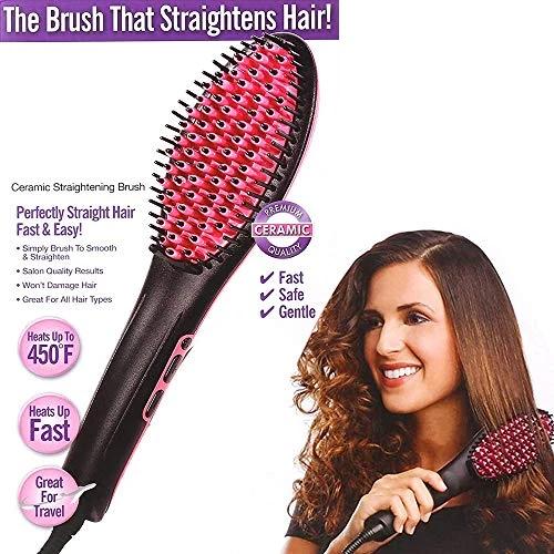 Simply Ceramic Hair Straightener Brush - Happy Price - Image 4