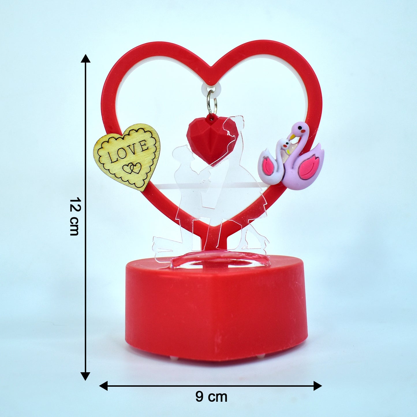 Heart-shaped Decorative Love Showpiece (1 Pc) - Happy Price - Image 5