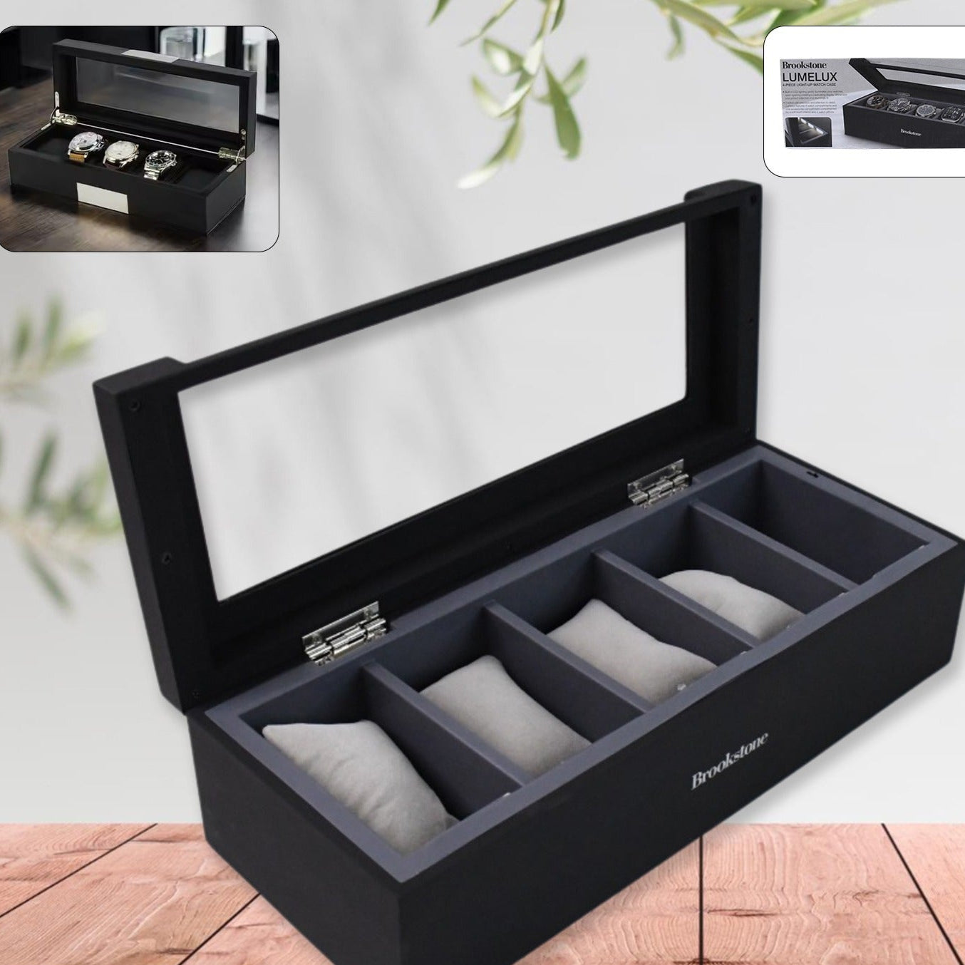 Style Fresh And Simple Girl Earrings Plate Jewellery Box Earrings Ring Multi-function Jewellery Storage Box - Happy Price - Image 1