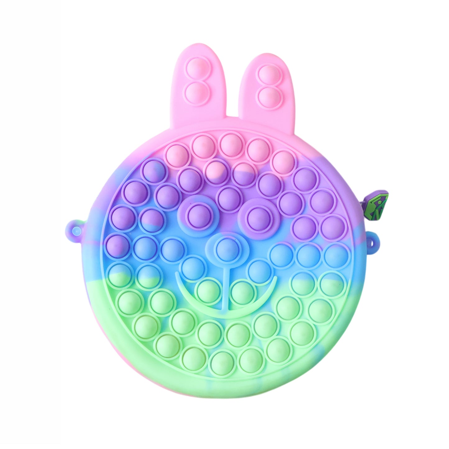 Silicone Caterpillar Pop It Pencil Pouch (1 Pc) - Rainbow Fidget Stationery Organizer - Great Price - Image 4