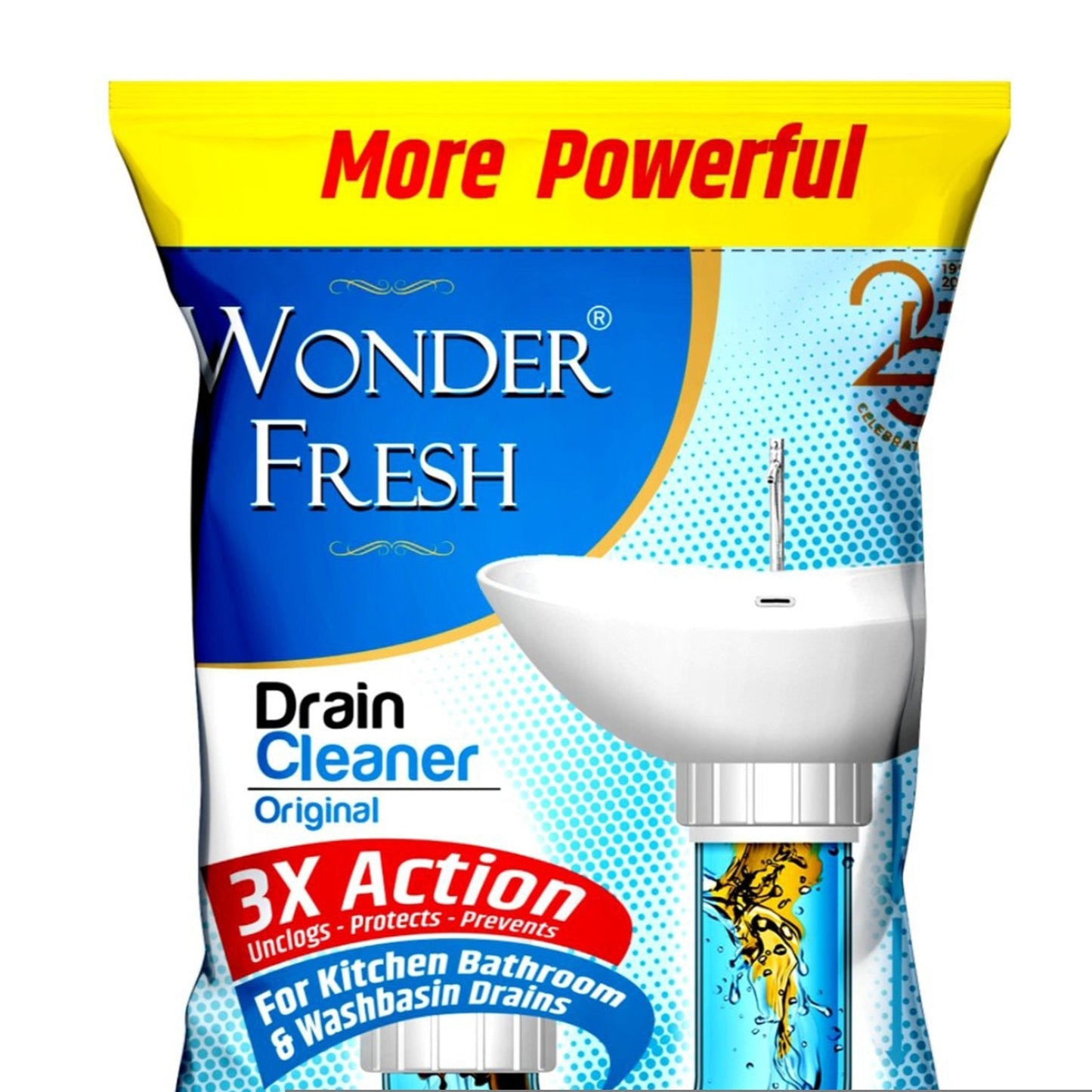 All Pipe Safe Drain Cleaner Powder Clear Clogged Sinks Pipes 50 Gram Pack - Happy Price - Image 1