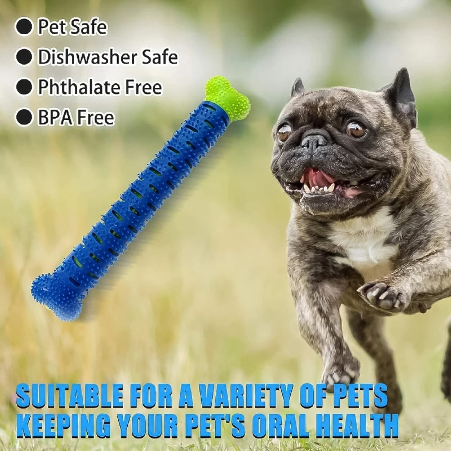 Dog Tooth Brush Puppy Chew Toothbrush Stick Teeth Cleaning Dental Toys (1 Pc) - Happy Price - Image 3