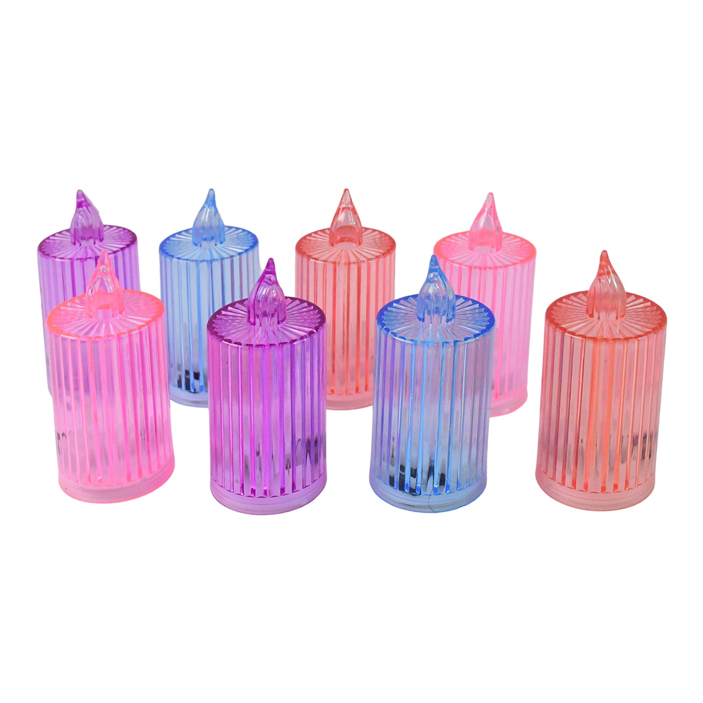 8 Pc Decorative LED Flameless Candle Light Set - Great Price - Image 2