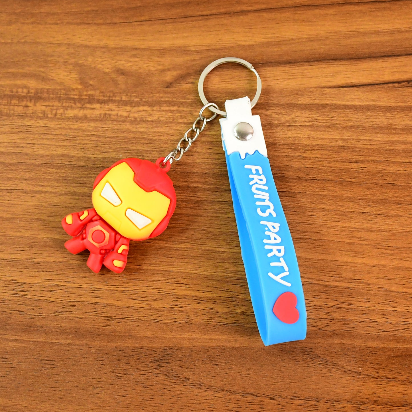 Cute Cartoon Silicone 3d Key Chain With Metal Hook Strap (Pack Of 1) - Happy Price - Image 2