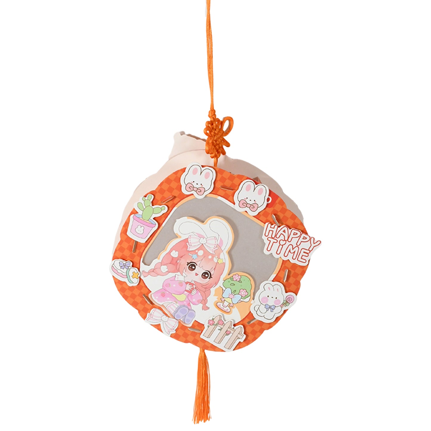 Diy Traditional Lanterns Handmade Cartoon Paper Lanterns Antique Portable Lantern Hollow-out Projection Luminescent Led Lamp Diy Hanging Paper Lanterns For Festival Party Decor - Happy Price - Image 5