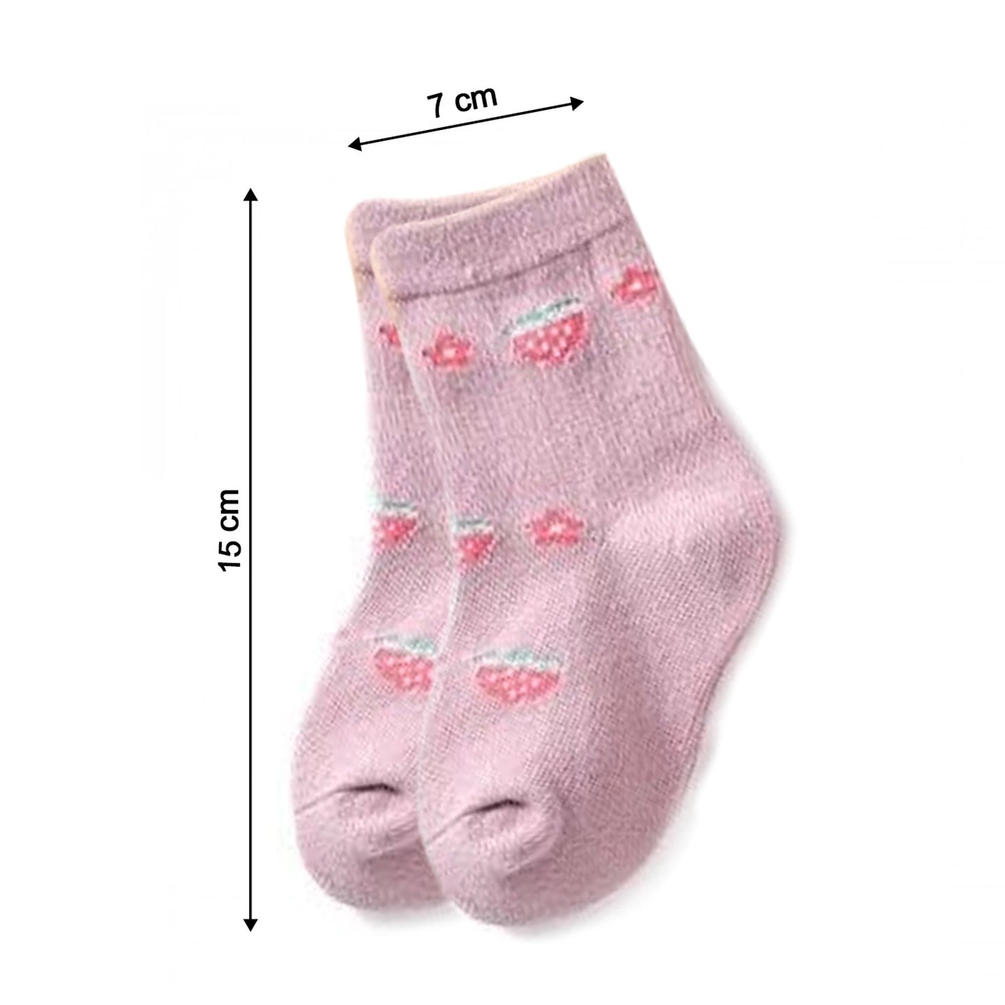 Kids' Soft & Breathable Cotton Socks - Pack of 3 Pairs - Happy Price - Image 3