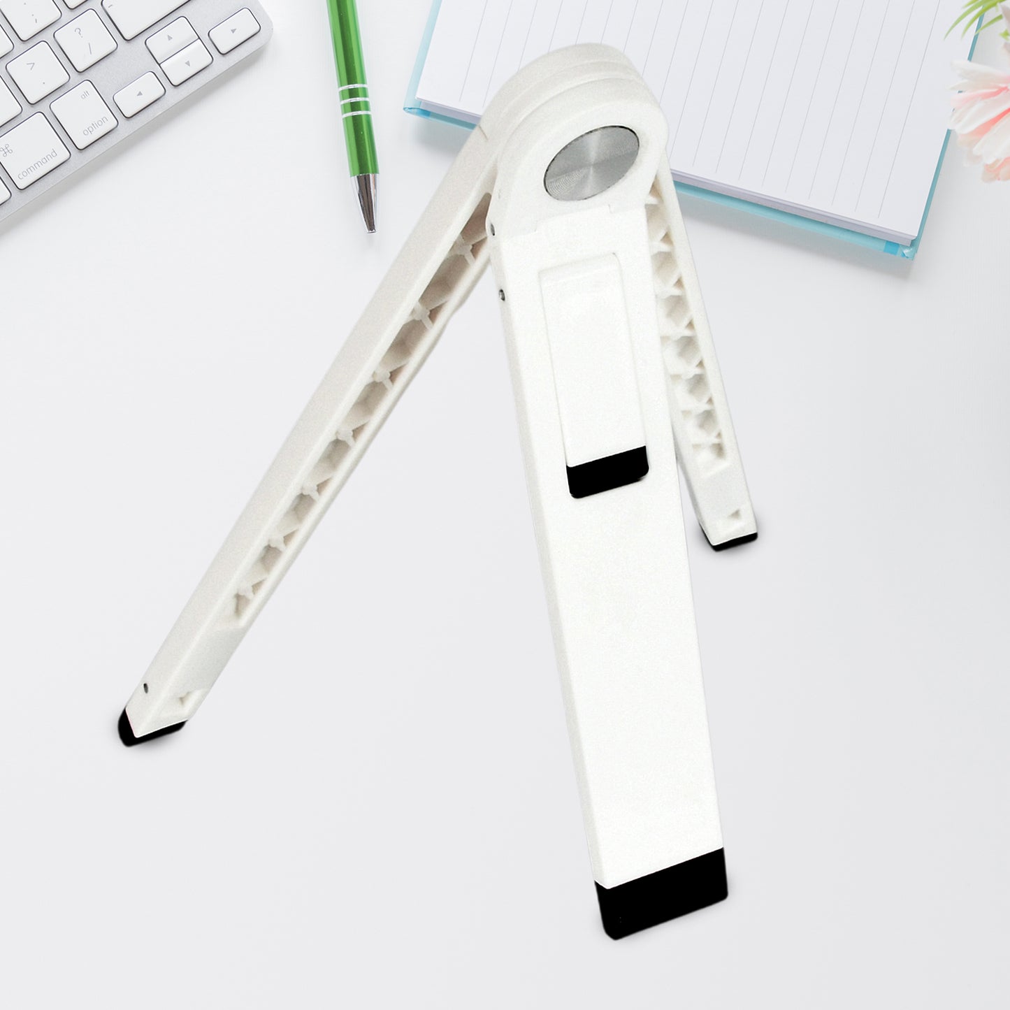 Slim Tablet Mobile Stand Adjustable Foldable Tablet Stand Scaffold (1 Pc) - Happy Price - Image 3