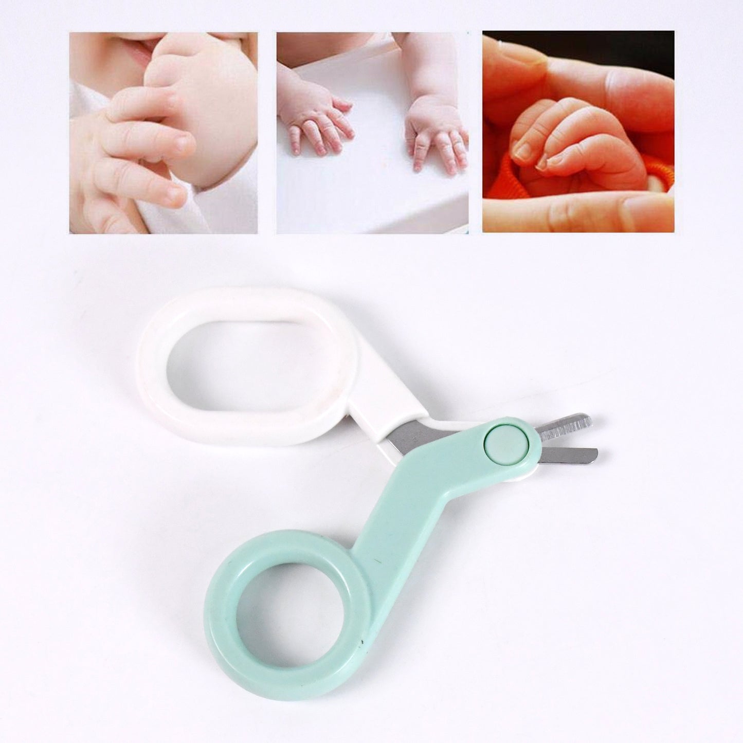 Baby Safety Nail Cutter Scissors For Safe Nail Clipping (1 Pc) - Happy Price - Image 2
