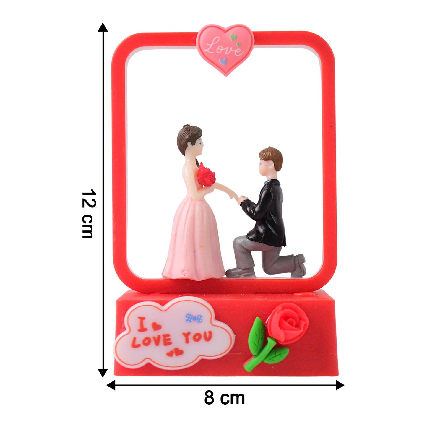 LED Love Couple Night Lamp Showpiece - Romantic Home Decor (1 Pc)