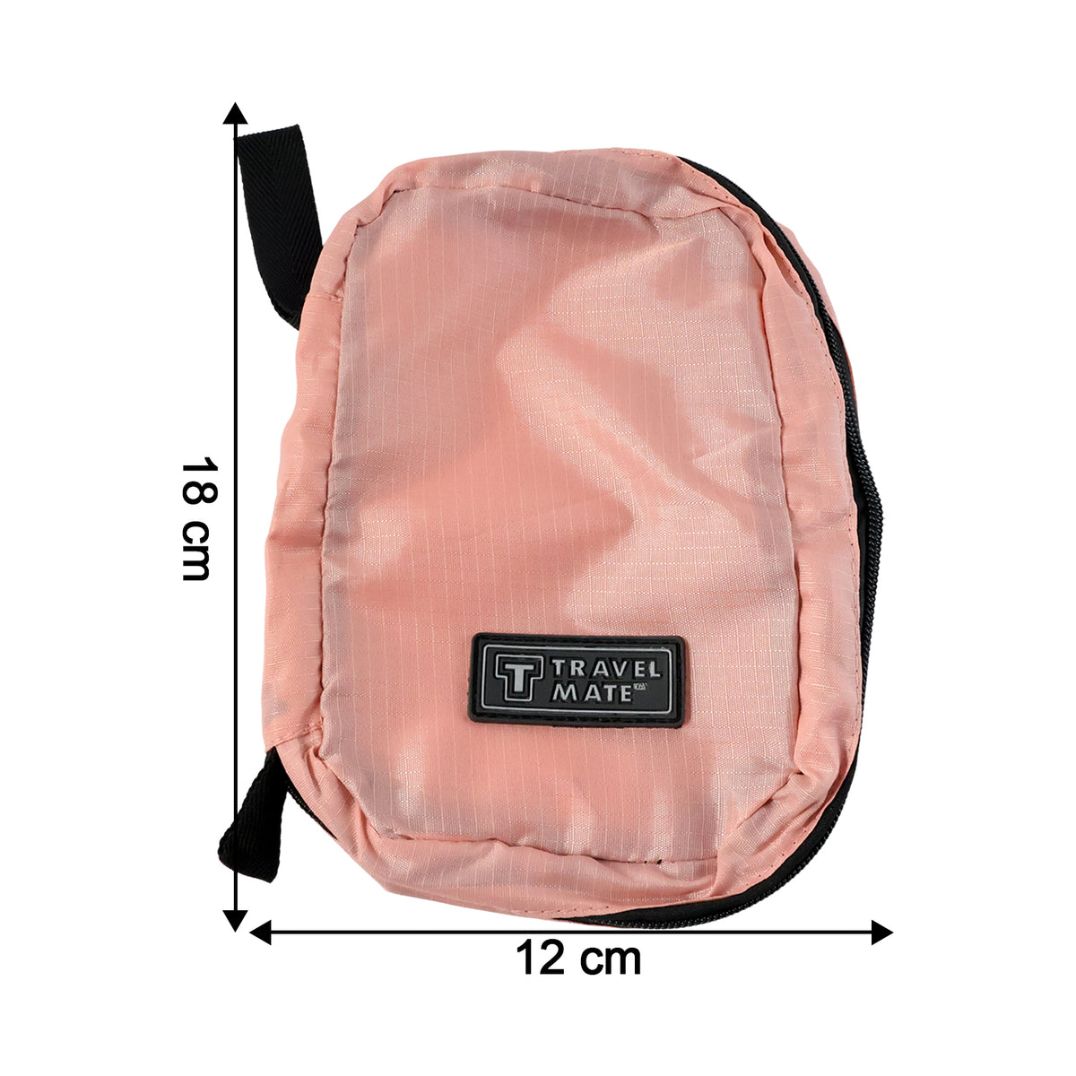 Hanging Toiletry Bag Organizer (1 Pc) - Waterproof Nylon Travel Pouch - Happy Price - Image 4