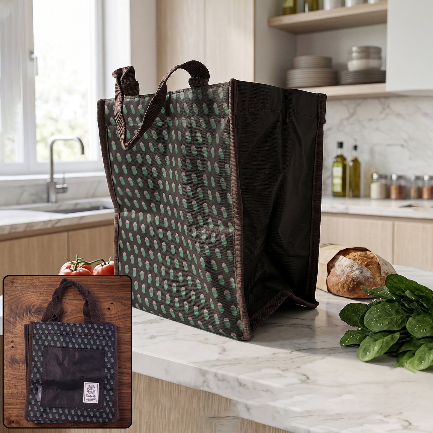 Durable Multipurpose Carry Bag (1 Pc, 23x22 Cm) - Reusable Shopping Tote - Great Price - Image 6