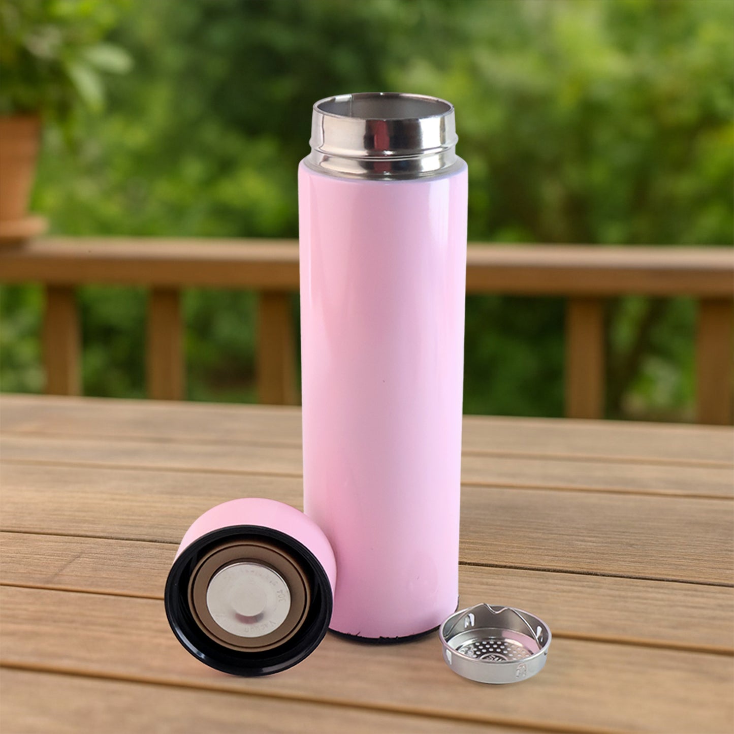 Pink Vacuum Insulated Water Bottle (1 Pc 500ml) - Happy Price - Image 4