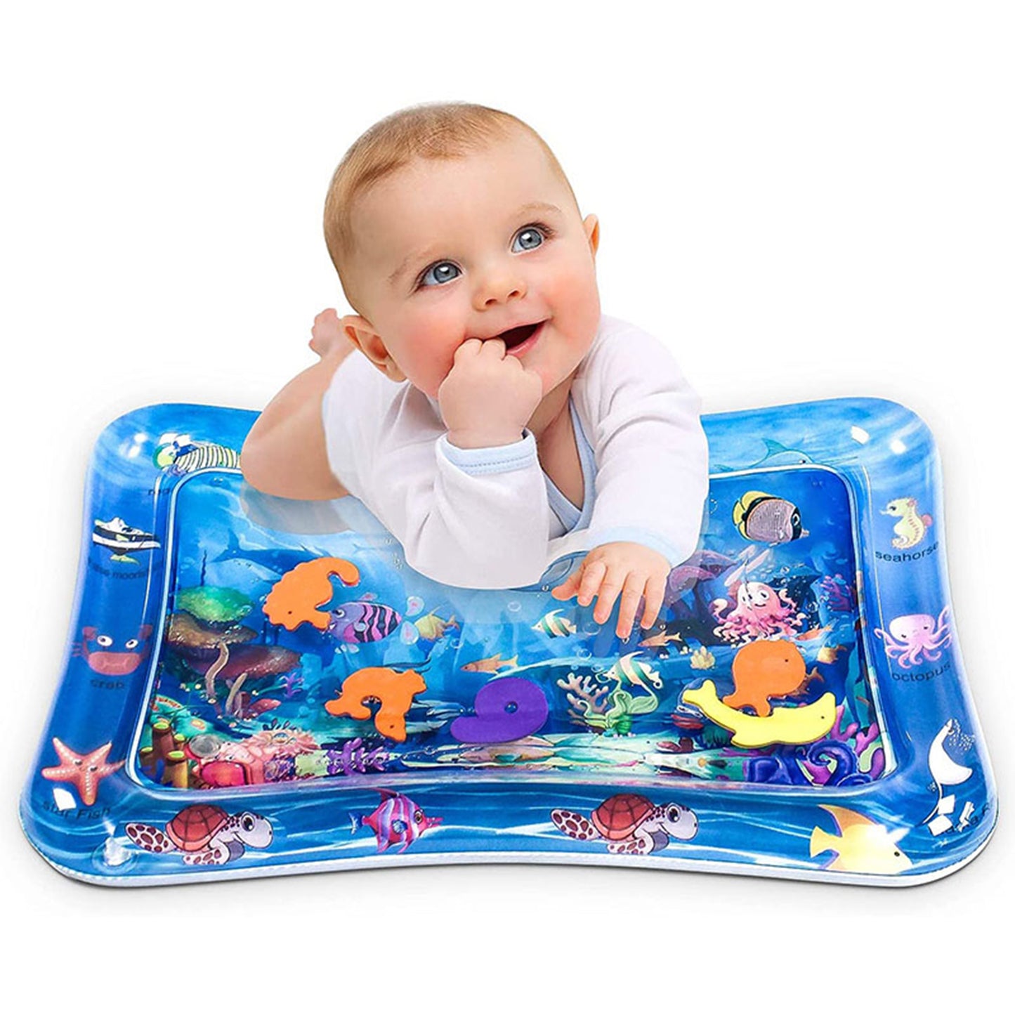 Baby Water Mat Inflatable Baby Play Mat Activity Center For Infant Baby Toys 3 To 15 Months Baby Gifts For Boys Girls(Assorted Design) - Happy Price - Image 5
