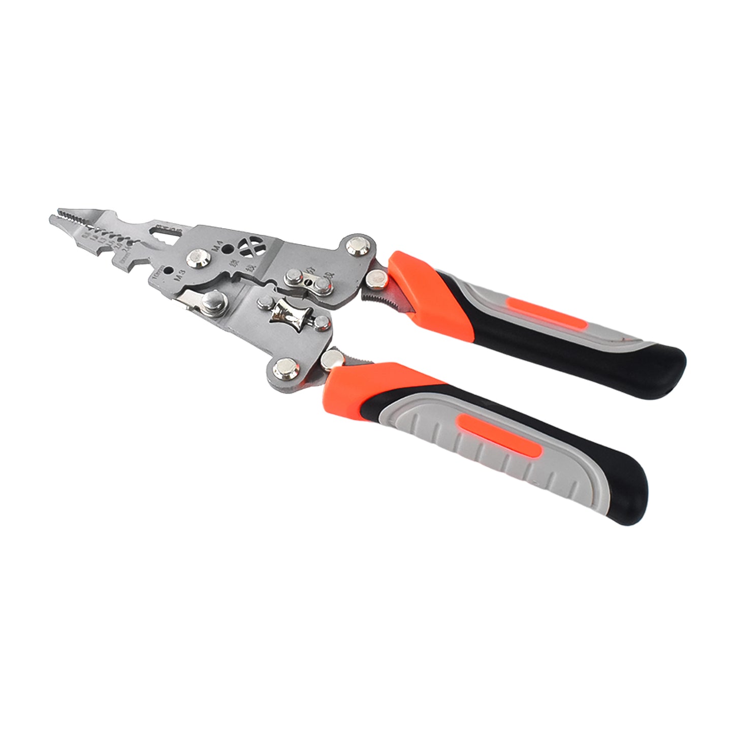 8-in-1 Multi-Tool Pliers with Soft Grip for Stripping, Cutting & Crimping - Happy Price - Image 4