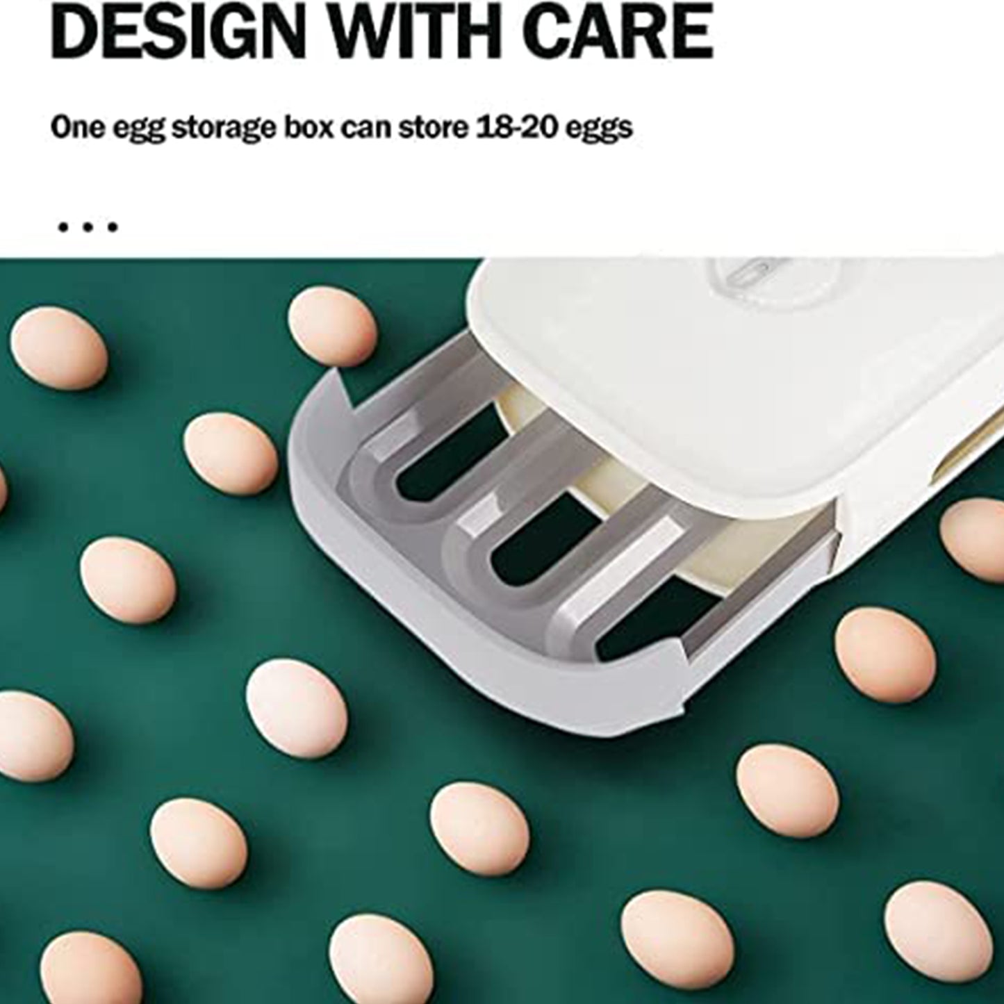 Plastic Egg Drawer Organizer for Refrigerator - 1 Pc - Happy Price - Image 6