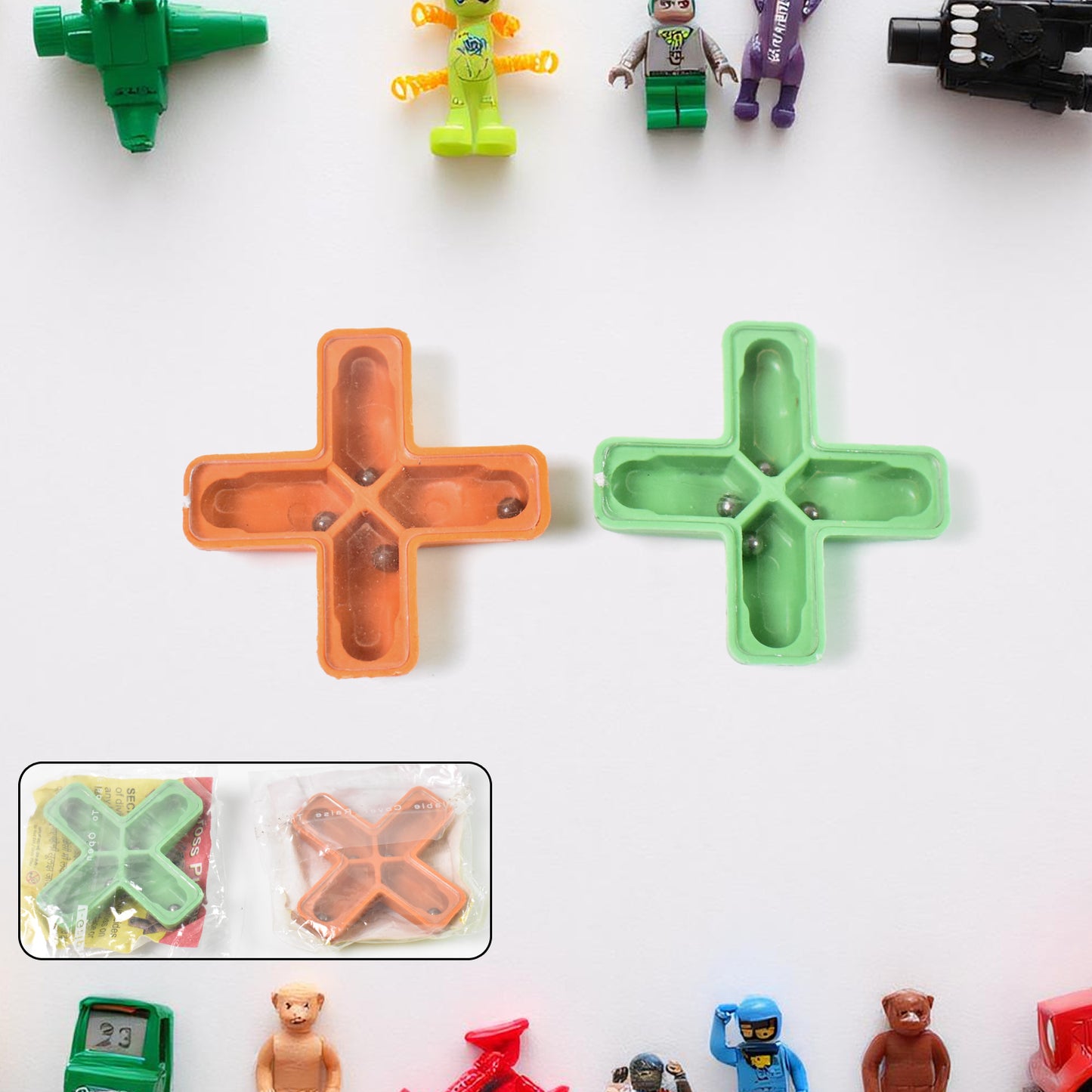 Magic Toys Magic Cross Magic Tricks Puzzle (1 Pc Mix Color Design) - Happy Price - Image 2