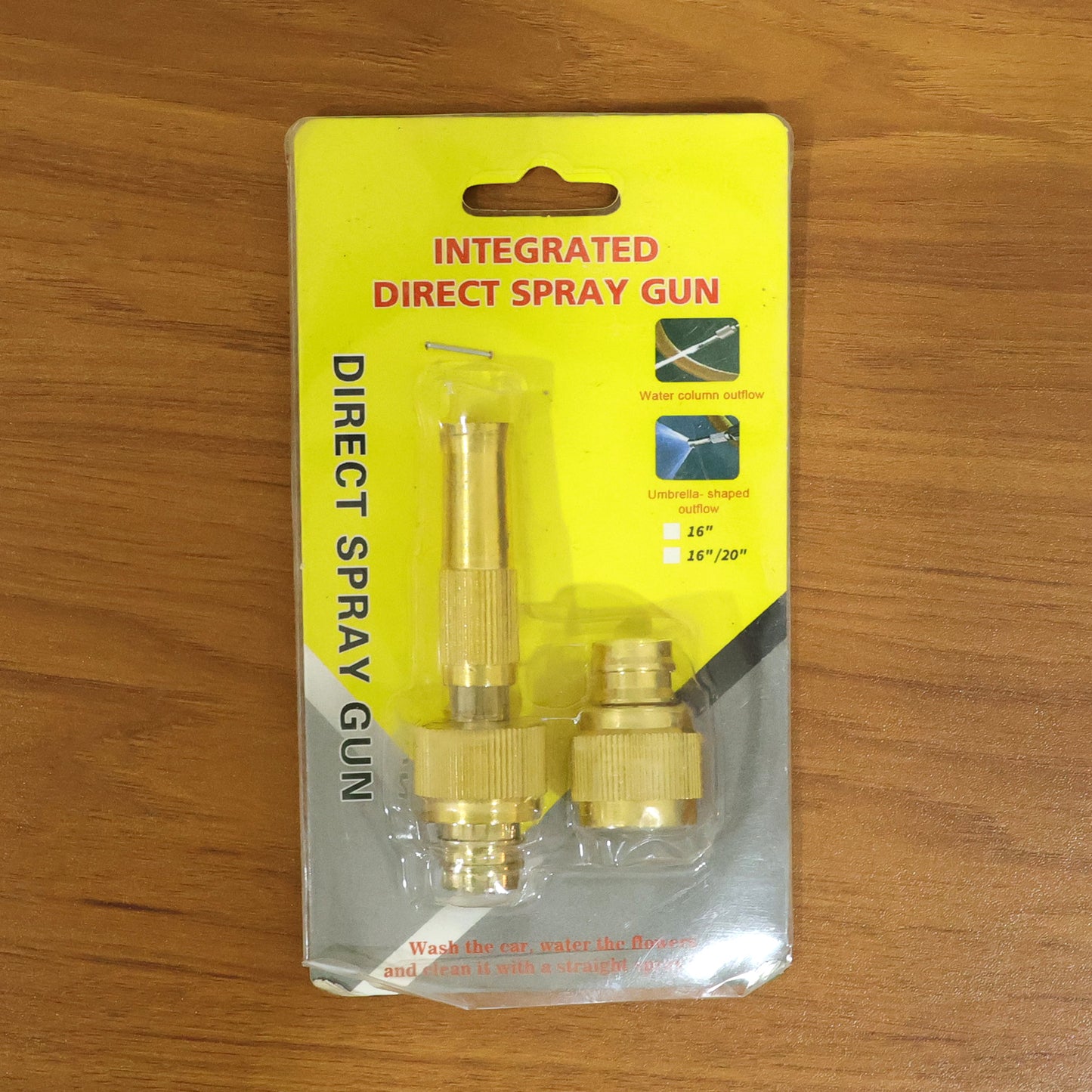 Heavy Duty Brass Garden Hose Spray Nozzle Set - Adjustable Water Jet for Cleaning & Gardening - Great Price - Image 7