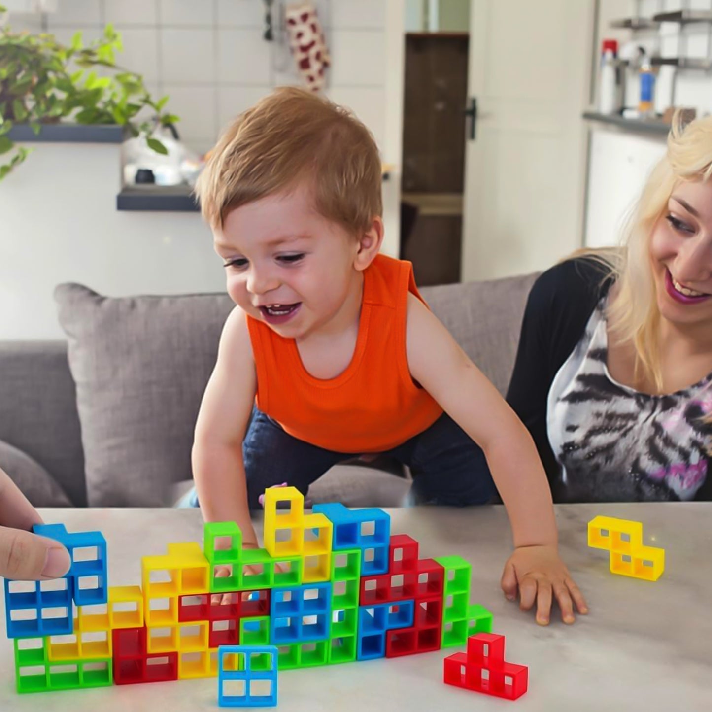 Balancing Blocks Tumble Tower Game Set for Kids & Family - Educational Stacking Toy (1 Set) - Great Price - Image 3